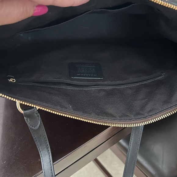 Coach Brown and Black Tote Bag - Picture 7 of 9